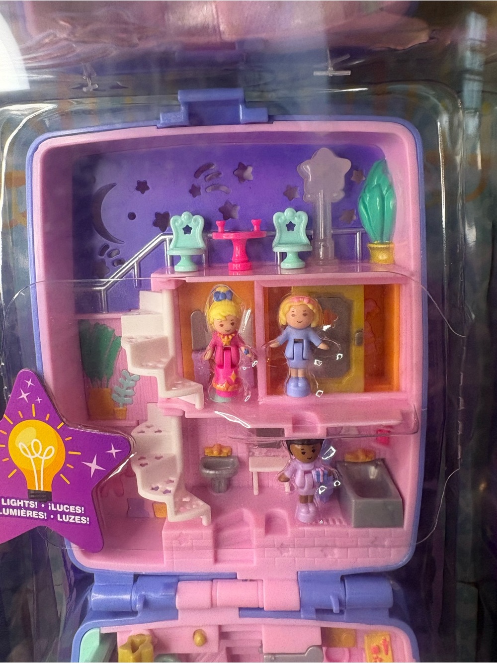 Polly Pocket Keepsake Collection Starlight Dinner Party Playset New In Box 2022 - Picture 2 of 10